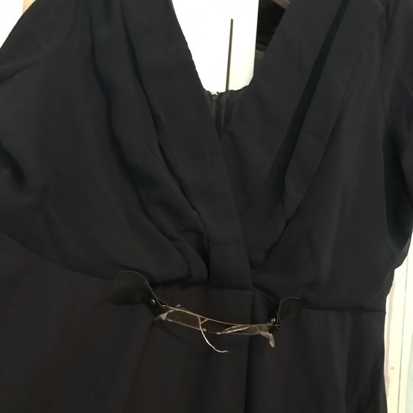 Navy Blue Dress ASOS Curve - Picture 2 of 4